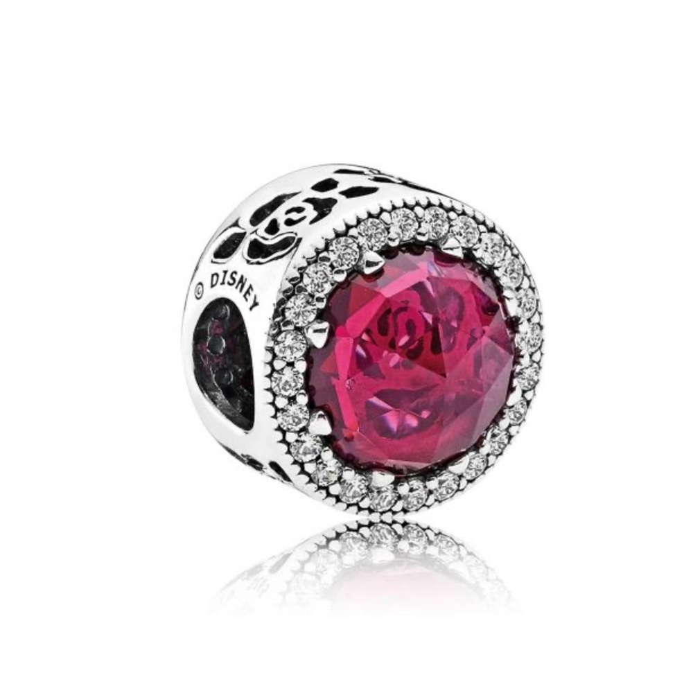 Pandora Disney Beauty and the Beast Bangle Bracelet w/ charms - Picture 7 of 7